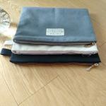 Cotton Lining 12*8.5 Canvas Pen Case Stationery Storage for sale