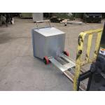 350kg Low Profile Dump Hopper Forklift Attachment Metal Self Dumping Hoppers