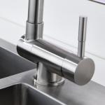 Concealed Folding Kitchen Water Faucets Handy Operation Sink Tap ODM