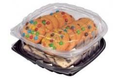 China Biodegradable Plastic Sheet Pineapple Food Cake Catering Packing Tray supplier