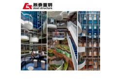 China Spacious Well Ventilated Prefabricated Steel Structure Constructed School For Learning supplier