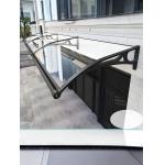 Weather Resistant Polycarbonate Window Awning with Plastic or Aluminum Awning Bracket
