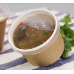 Custom Printed Noodle Soup Kraft Paper Cup With Lids through temperature range from -20℃ to 120℃; for sale