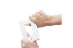 China Screw Holes Rectangular Glossy Outlet Wall Plate For Light Switches supplier