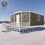 Steel Structure Collapsible Container House with Roof Grade 8 Earthquake Resistance
