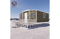 China Steel Structure Collapsible Container House with Roof Grade 8 Earthquake Resistance supplier