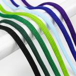 Tent Reflective Braided Rope Leash Dog Lead Colorful Round Draw Cords Hoodie String Rope 10mm for sale