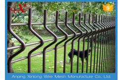 China Custom Black / Green Welded Wire Mesh Fence For Residential V Shape supplier