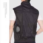 Summer Cooling Vest With 2 5V USB Fans Air Cooling Gilet With Fans for sale