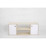White Oak L Shape Modern Wood Furniture Cabinet Set With Drawer And 2 Shelves for sale