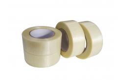 China Linear Waterproofing Fiberglass Mesh Joint Tape Hot Melt Adhesive Pallet Fixing supplier