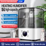 Top Filling 5L Room Humidifier Cool Warm Mist Humidifier UV Sterilize
