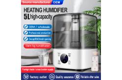 China Top Filling 5L Room Humidifier Cool Warm Mist Humidifier UV Sterilize supplier