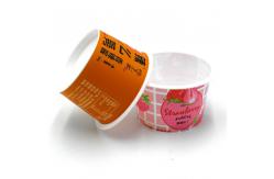China low MOQ 80ml pp white and clear injection cup for baby yogurt supplier