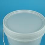 Lid And Handle Round Plastic Bucket 16.5 Liter For Latex Paint for sale