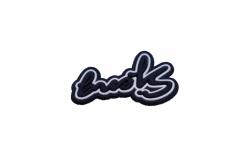 China Custom 3D Silicone Label Washable 3D Soft Silicone Logo Heat Transfer  Badge supplier