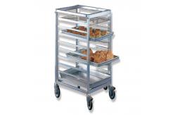 China                  Rk Bakeware China- Stainless Steel Flatpack Tilting Display Rack/ Trolley              supplier