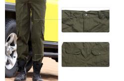 China Anti - Friction Army Green Skinny Cargo Pants Long Style With 2 Tactical Pockets supplier