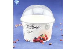 China White 8oz 12oz Custom Printed Ice Cream Cups Biodegradable supplier