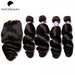 7a Burmese Loose Wave Real Human Hair Extensions 10 Inch - 30 Inch for sale