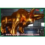 4m Height Gold Bull Custom Inflatable Products Inflatable Shape For Promotional for sale