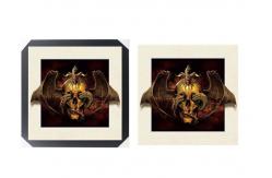 China SGS 3d Lenticular Picture With PS Frame 0.6mm Pet Thickness 5d Photos supplier