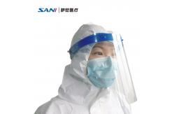 China Disposable Multiple Protection Adjustable Face Shield Anti Splash Anti Fog supplier