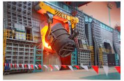 China Basic Oxygen Furnace Converter Made From Steel Plate For Metallurgy supplier