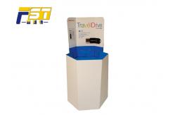 China Indoor / Outdoor Pop Newspaper Dump Bins 100% Recyclable With Picture Printing supplier