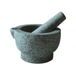 Professional Stone Mortar And Pestle With Special Design Pouring Lip for sale