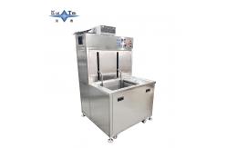 China Single Tank Automotive Ultrasonic Cleaner 28KHZ Ultrasonic Auto Parts Cleaner With Lifting Function supplier