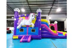 China Mini Playground Kids Inflatable Bounce House With Slide supplier