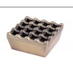Bronze 16 Grids Vintage Metal Small Cigar Ashtray Novelty Fashion Windproof Cigarettes Ashtray for sale