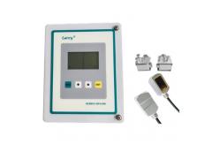 China wall mounted and clamp on flow rate ultrasonic flow meter for slurry supplier