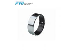 China Stainless Steel Based Sprayed PTFE Composite Bushing DIN 1494 Self Lubricating Sleeve Bearings supplier