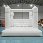 Kids Party White 10ft Jumping Castle Inflatable Bouncing House PVC Inflatable Bouncer for sale