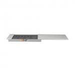 Sliding Brush Aluminum Tabletop Power Socket For Conference Room for sale