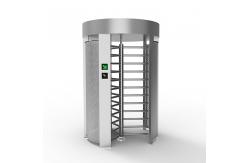 China High Speed Full Height Turnstile Servo Motor Access Control Round Shape supplier