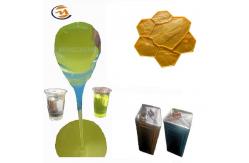 China 2 Component Polyurethane Liquid Rubber Decorative Concrete Stamp Molds Making supplier