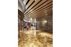 China Building Soundproof Aluminium Ceiling Panel Grid Baffle Cnc Grate Punching supplier