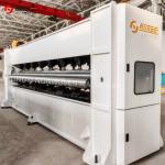 5m Double Board 750rpm Non Woven Punching Machine for sale