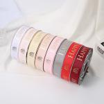 Custom Printed Grosgrain Gift Wrap Ribbon Happy Birthday Pattern 50Y Length