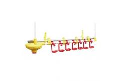 China Breeding Pressure Regulating Valve Poultry Drinking Line Parts Yellow supplier