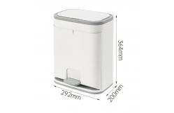 China Household Intelligent Induction Electronic Motion Double Open Lid Large Capacity Plastic Trash Can supplier
