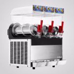 15L Three Tank Ice Slush Machine Stainless Steel Body Margarita and Slush Maker