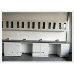Eoxy Resin Top  Laboratory Desk Furniture  With Reagent Rack Resistance for sale