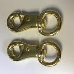 Swivel Eye Brass Snap Hook Round Eye Bolt Snap Hook Tie Snap Hook