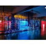 75% Transparency P3.91 Glass LED Curtain Wifi Poster SMD3528