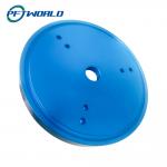 Round Aluminum Parts; Blue Oxidation; CNC Manchining;  Sand Blasting for sale