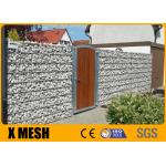Zinc Coated Stone Filled Gabion Welded Wire Mesh Square / Rectangular Hole for sale